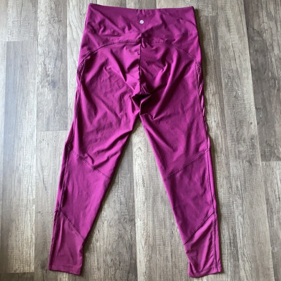 Bally purple sport leggings size L - Picture 6 of 9